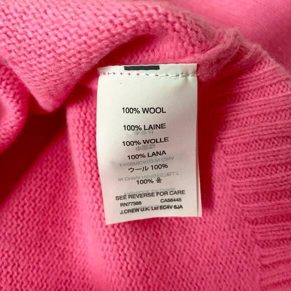 J. Crew Wool Pink Sweater - Picture 4 of 5